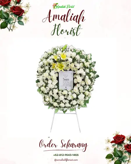 Krans Bunga Duka Kedewatan