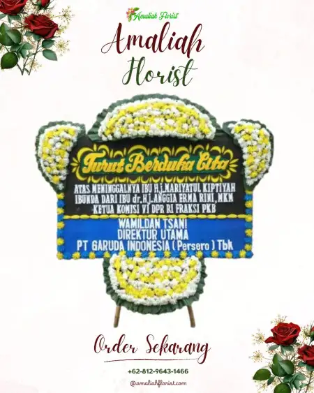 Papan Bunga Duka Kedewatan